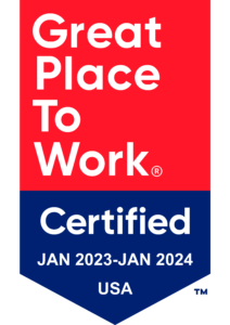 Great Place to Work certification badge - 2023